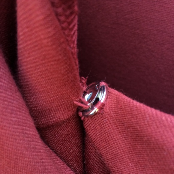 Forever 21 Contemporary Short Le Rust Wrap Dress - Picture 8 of 9